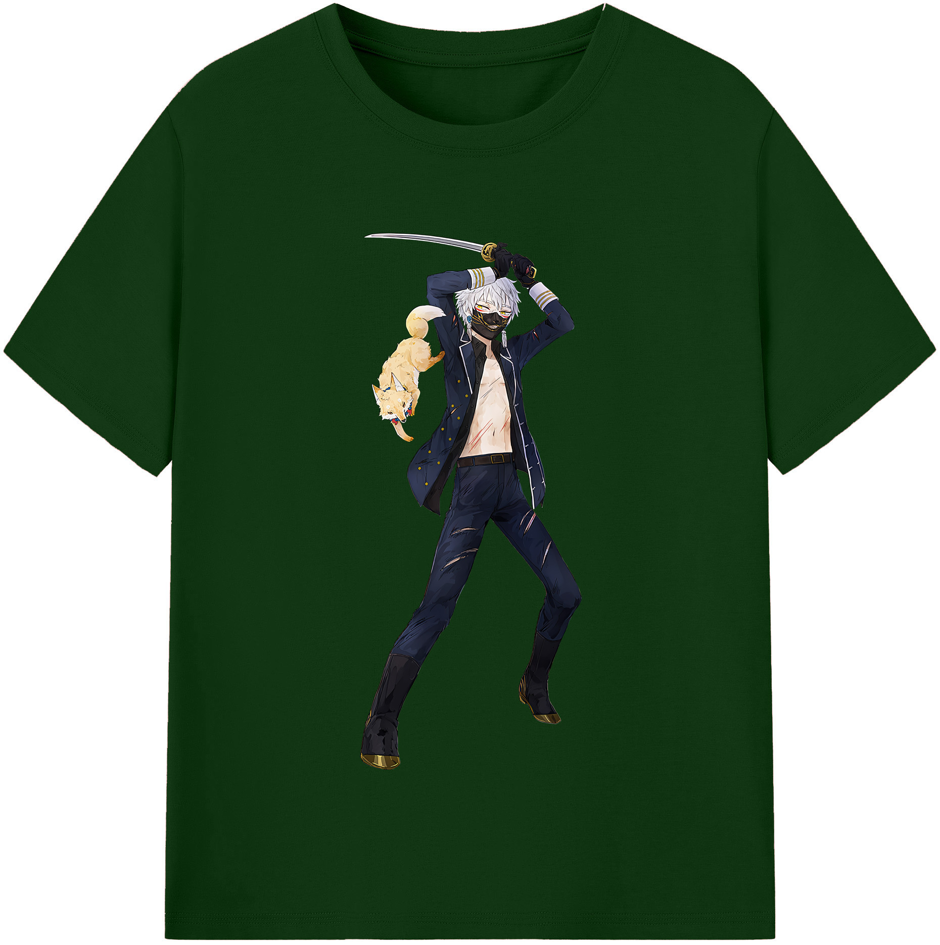 （画像用） 刀剣乱舞 Touken Ranbu 綿100％半袖Tシャツ（フロントプリント）